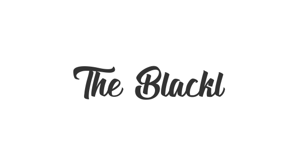 The Blacklist font thumb